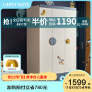 LINSY KIDS现代简约儿童衣柜家用卧室小户型三门成品衣橱立柜子 DF2D-C三门衣柜