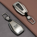 塔克尔适用于吉利钥匙套星越星瑞博越L汽车帝豪gs扣缤越缤瑞cool远景x6 D款【枪色】金属扣