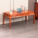 苏汀小镇红木家具非洲花梨（学名：刺猬紫檀）书桌椅组合实木中式办公桌画案书法桌学习桌写字台Q 书桌:长148宽76高78cm