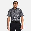 耐克（NIKE）短袖 Tour Dri-FIT 经典印花 吸湿排汗POLO衫 透气男士高尔夫T恤 黑灰/FD5939-077 XS