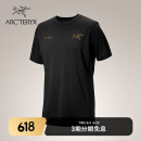 ARC’TERYX始祖鸟 CAPTIVE SPLIT SS T-SHIRT 棉质短袖T恤 BLACK/黑色 M