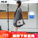 美职棒（MLB）旗舰官网包包女包男女水桶包新款休闲斜挎包女士单肩包礼物 纽约洋基队/黑色 F