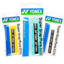 尤尼克斯YONEX 羽毛球拍手胶yy防滑吸汗带握柄胶AC-108EX(白色/绿色/黄色)三条独立包装