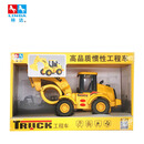 林达工程车玩具惯性会讲故事的挖掘机推土机铲车抓木机钻头机儿童玩具 8083惯性抓木机（带展示盒