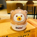 栗合翩网红情侣熊猫小夜灯创意桌面摆件礼品送朋友闺蜜卡通学生生日礼物 咕噜家族小夜灯-小熊 带绳