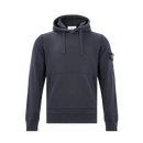 【95成新】STONE ISLAND 石头岛【经典款】纯色LOGO徽标长袖连帽卫衣 深蓝色  L