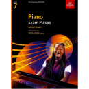 新版ABRSM英皇考级钢琴考级作品2023-2024年英文原版无音频 七级 7级