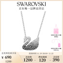 施华洛世奇（SWAROVSKI）Swan优雅天鹅项链女吊坠轻奢小众送女友生日礼物女 【爆款】黑白渐变色(大)5614103