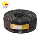 丰旭 电线电缆 RVV三芯多股铜芯护套线 3芯1.5平方电源线 RVV3*1.5 黑色 100米