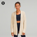 lululemon丨Cashlu 女士开衫毛衣 LW3EGYS 白蛋白 M/L
