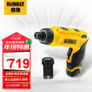 得伟（DEWALT）电动螺丝刀工具包 7.2V锂电电动螺丝起子 2x1Ah电池套装 DCF680G2