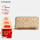 蔻驰（COACH）【品牌直供】女士经典标志长款环绕式拉链钱包C4452IMVHK