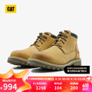 CAT卡特大黄靴工装靴男靴皮鞋户外中帮靴DOUBLEDAY商场同款P721555 卡特黄 41