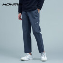 HONMA 【都市机能】服饰男士长裤时尚直筒户外通勤休闲裤 深灰 XL