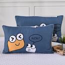 枕头枕芯睡眠一对装家用单双人带枕套学生宿舍宿舍枕头四季通用 小虾（1枕芯1枕套）