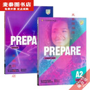 【优挑图书】全新剑桥 Prepare A1 A2 B1 B2 Cambridge考试KET PET备考教材第二版 PrepareA2二级别 课本+练习册