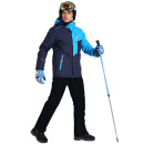 phibee菲比小象男女款防风防水加厚保暖透气冬季滑雪套装纯色滑雪服 8304 XXL(适合185cm/180斤左右)