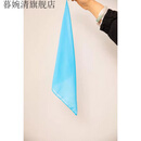 考级舞蹈丝巾纱巾表演道具胶州秧歌手帕风酥雨忆雪纺方巾跳舞手绢 天蓝色 48厘米*48厘米