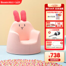 iloom 儿童沙发韩国进口卡通宝宝学坐凳可爱兔子婴儿沙发椅儿童小椅子 兔子-粉色 50cm
