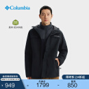 Columbia哥伦比亚户外24秋冬新品男拒水抓绒内胆三合一外套WE9701 010 L (180/100A)