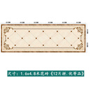 皇系佛山客厅地砖拼花瓷砖地芯踢脚线镀金水刀微晶石拼图欧式餐厅通体 1.6X4.8米 800X800