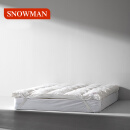 斯诺曼五星级酒店床垫15%白鹅绒床褥子双人羽绒羽毛鹅毛床护垫150*200cm