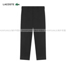 LACOSTE 法国鳄鱼官方旗舰男装商务通勤棉质直筒长裤西裤九分裤|HH8945 031_黑色 40 _170