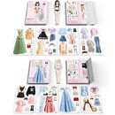 CC BEAUTY磁力贴公主换装贴纸儿童学生女孩贴画磁性玩具4岁反复女生diy 换装佳人-琪琪+艾琳