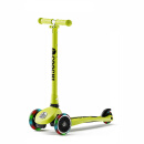 COOGHI酷骑滑板车 3-10岁可折叠可降便携 高度可调节 V1发光款 酷骑绿