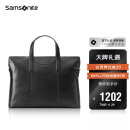 Samsonite/新秀丽公文包男士商务手提包牛皮革14英寸电脑包 TK9*09001