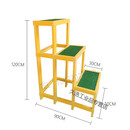 定制绝缘凳玻璃钢绝缘梯单梯升降梯关节梯电工登高平台高低凳子人 3层300*500*1200mm