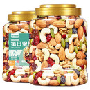 板牙妹妹每日坚果混合干果仁孕妇零食巴旦木腰果核桃仁炒货休闲零食 超值款500g*1罐