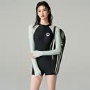 黛岱2026新款游泳衣女夏连体学生运动保守遮肚显瘦温泉潜水服时尚泳装 2301黑色 L (身高155-165cm，95-110斤)