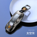 崇匠（ChongJiang）保时捷钥匙套macan新卡宴911帕拉梅拉panamera718高档汽车钥 全新升级A款【太空灰】+金属扣