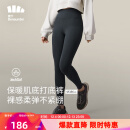 蕉下（beneunder）加绒鲨鱼裤女外穿打底高腰提臀塑形保暖鲨鱼裤秋冬SF25623漫暮黑M