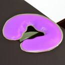 豪金汇乳胶趴睡枕 床上趴趴枕按摩垫枕u型美容院专用乳胶趴枕圆枕脸垫头 旗舰版紫色U形