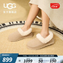 UGG2023冬季女士便鞋茸茸毛圈口平底毛单鞋乐福鞋1119002-2 SAN | 沙色 38