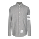 【95成新】汤姆 布朗（THOM BROWNE）礼物男士灰色棉质长袖衬衫 MWL272E 00111 035 1  