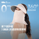 蕉下（beneunder）防晒帽女遮阳帽男防晒面罩口罩磁吸面罩帽太阳帽登山帽子AS721粉