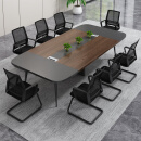 圣黎家具 SHENGLI 大小型会议桌长方形洽谈桌椅组合长条桌办公桌简约现代办公桌椅 配套椅子/把
