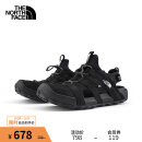 北面（The North Face）凉鞋女沙滩鞋户外运动轻便抓地休闲春季上新|8ADQ KX7/黑色 7 38