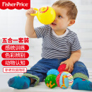 费雪（Fisher-Price）宝宝初级训练球五合一套装 婴幼儿童玩具球小皮球男女孩F0906