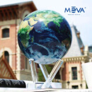 mova地球仪磁悬浮摆件光能自转永动送客户礼品送男友生日圣诞礼物 6.0寸-mova卫星云图-底座刻字