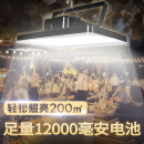 大头人（datouren）摆摊夜市灯充电led灯地摊神器移动户外照明灯强光支架野外露营灯