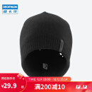 迪卡侬滑雪保暖帽SIMPLE 黑色 4271417 均码
