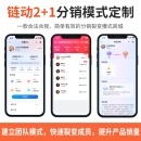 微信小程序商城app公众号分销商城模板小程序团队分红链动2+1模式