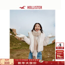 HOLLISTER24冬新人造毛皮内衬保暖厚夹克棉服外套女装KI344-4601 粉色 M (165/92A)