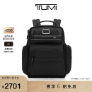 TUMI/途明【限时抢购】男士双肩包商务通勤出行电脑包 黑/白/026303580DWOE