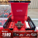 布加迪（BONEST GATTI）德国手表男士全自动机械表情人节礼物送男友酒桶型腕表 BG5501-A4黑壳玫面黑胶带