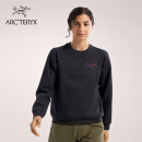 ARC’TERYX始祖鸟 AESTAS CREW 保暖 女子 抓绒衫 BLACK/MULTI/黑色 M